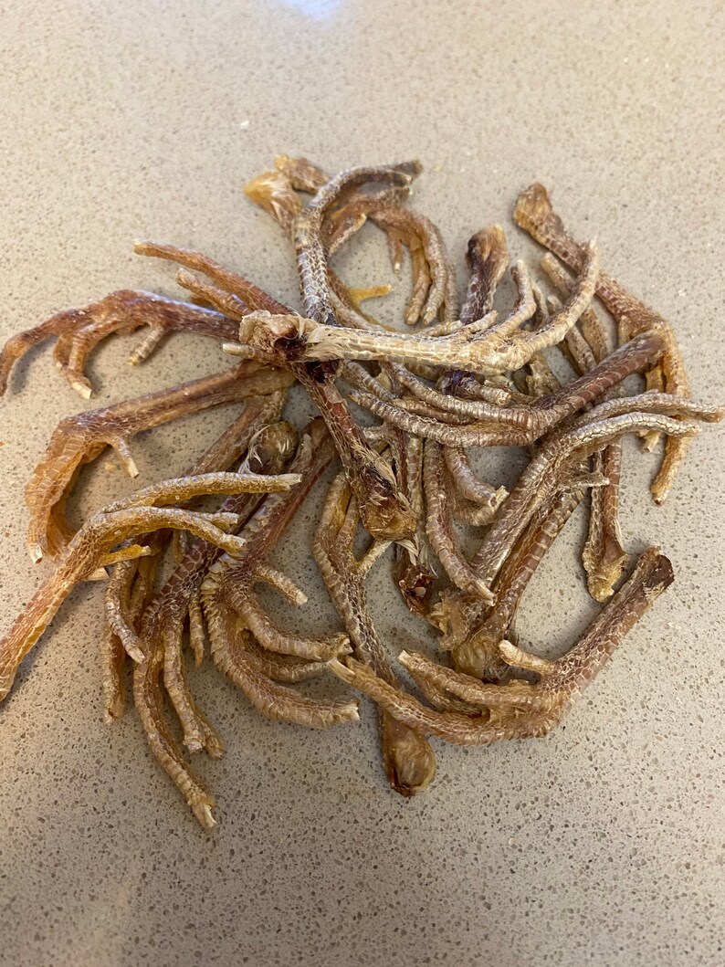Natural Dog Treats Dehydrated Quail Feet | Etsy UK