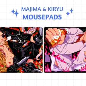 Majima & Kiryu Mousepads