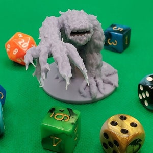 Schlurmigen Hügel - Schlamm Monster - 3D Gedruckt Mini - Größe Extra Large