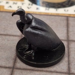 Vulture - Resin Printed  mini | Unpainted, Primed, Hand Painted, or Premium With Moss