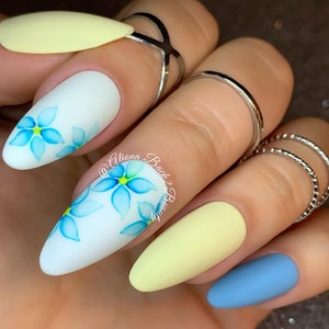 Pastel Floral Press on Nails/ Spring Press on Nails