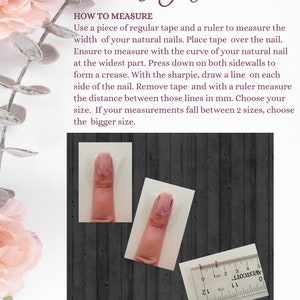 Handpainted Valentines Press on Nails/ Gray Valentines Nails/ Hearts Nails image 8