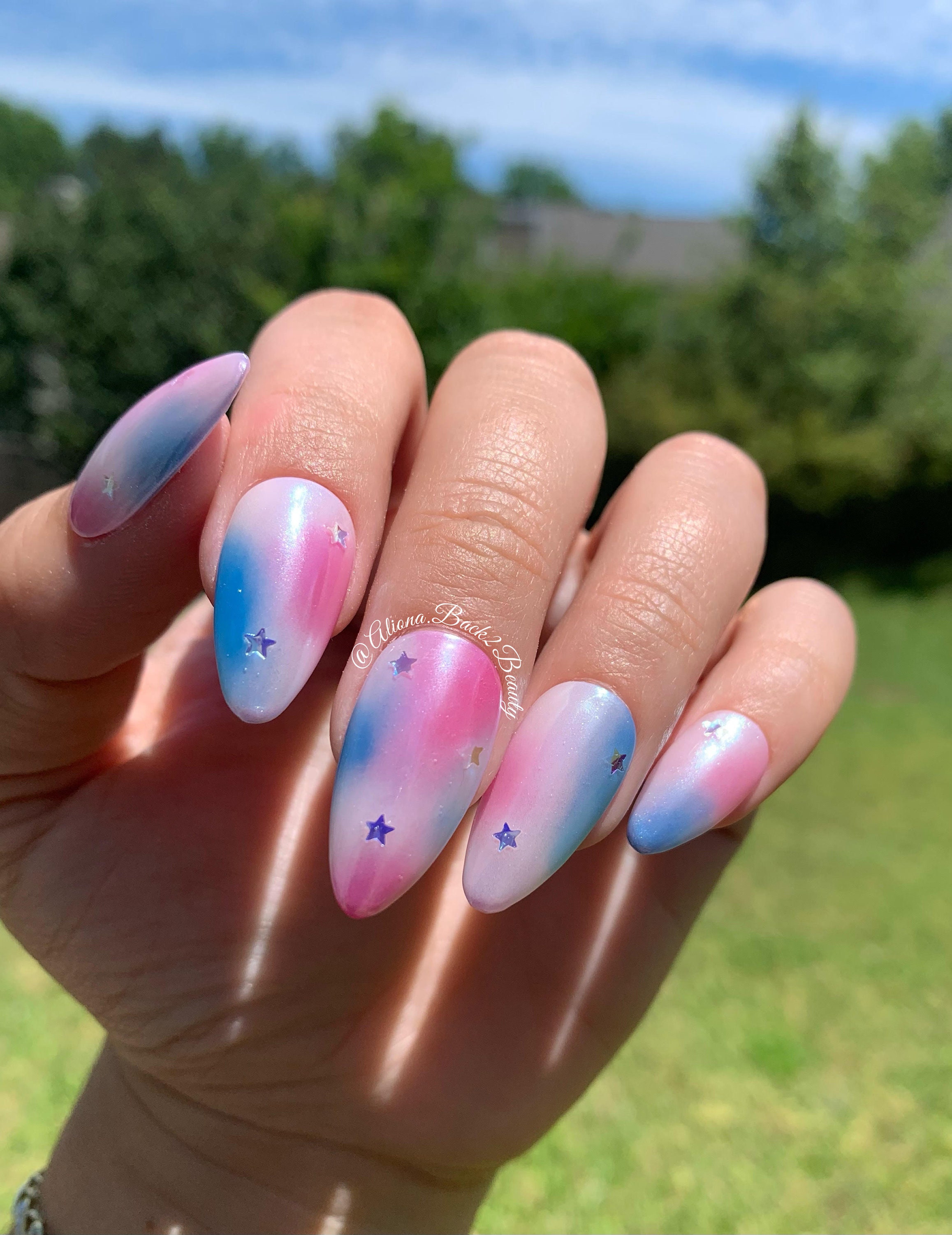 Abstract Monogram Nails: Bold & Elegant