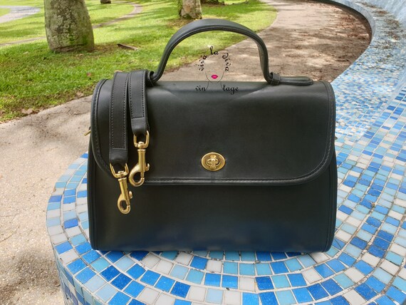 Forest green store coach purse