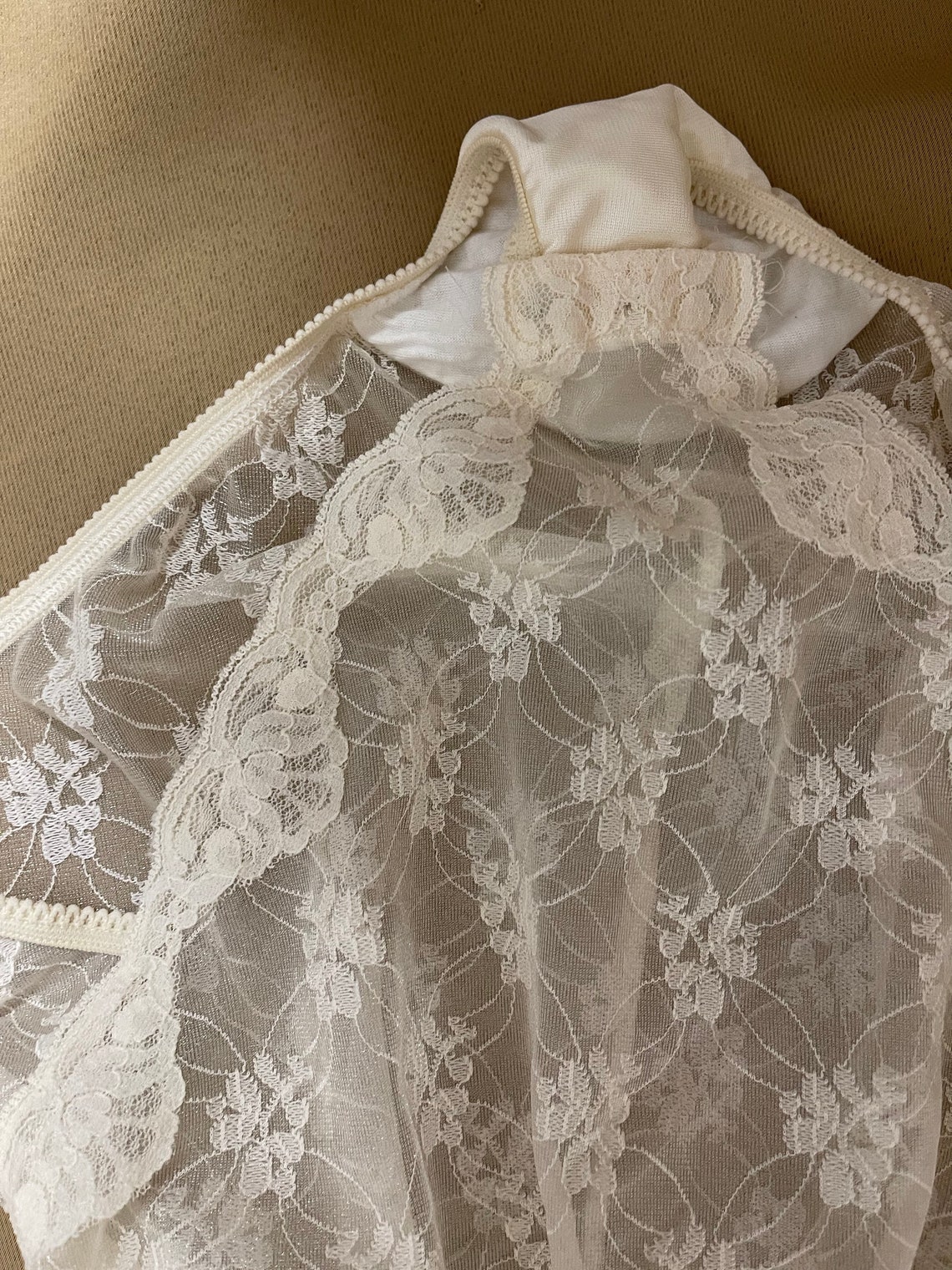 Golden Hour Lace Yoke Babydoll Top