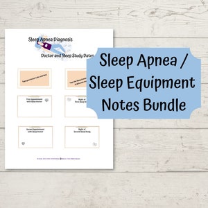Sleep Apnea Sleep Equipment Notes Bundles for Men