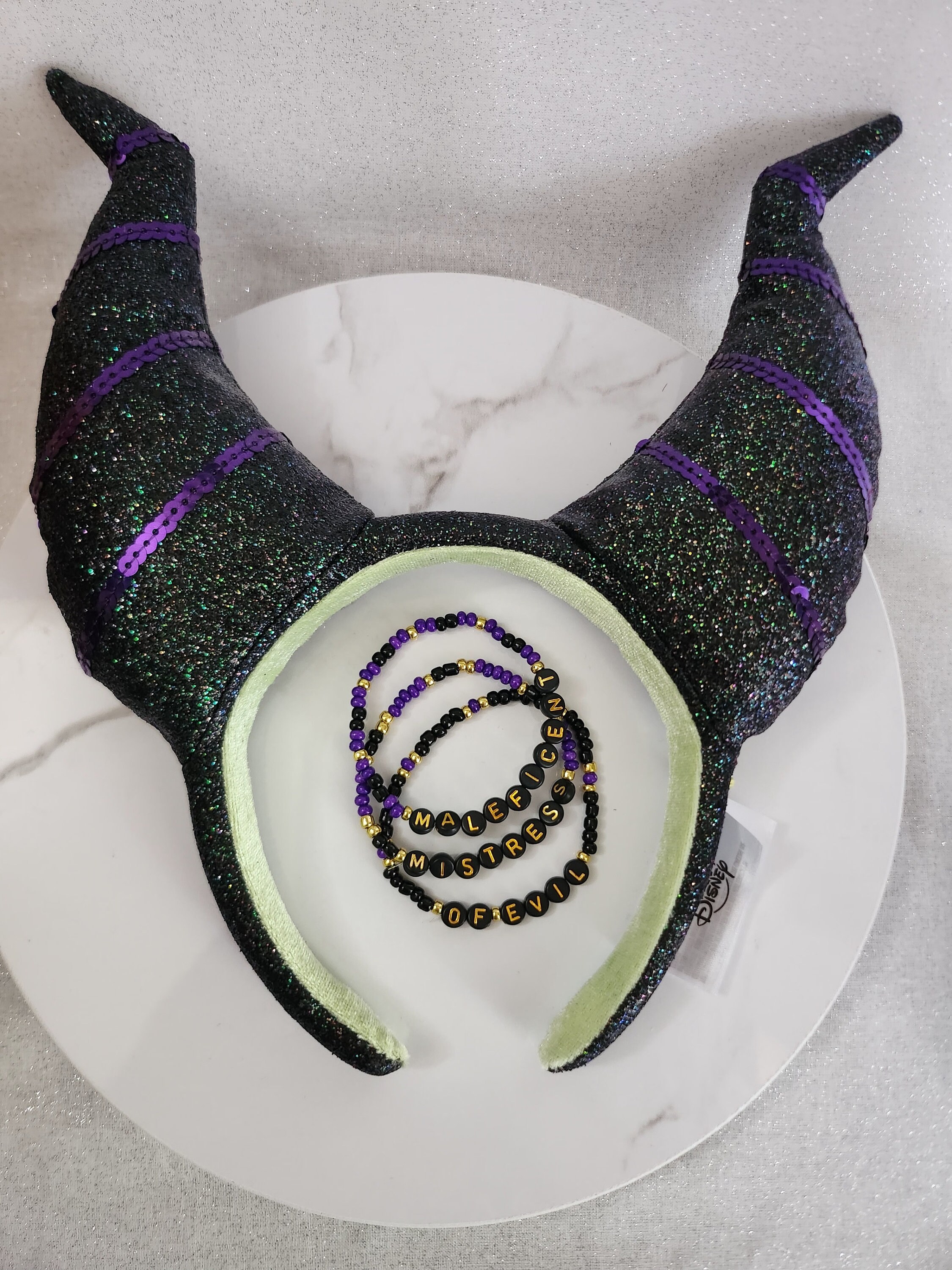 Mistress of Evil 3 Piece Set - Black/Purple