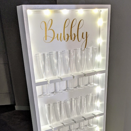 Prosecco Wall Flute Holders Champagne Wall Flute Holders in Etsy