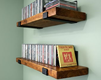 Vintage 80s - Ikea Boalt CD Rack, Wooden Storage Rack, Storage