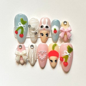 Sonny Angel Inspired Press On Nails