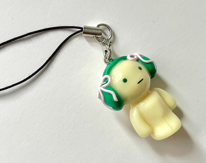 Smiski Coquette Headphones Inspired Phone Charm Etsy