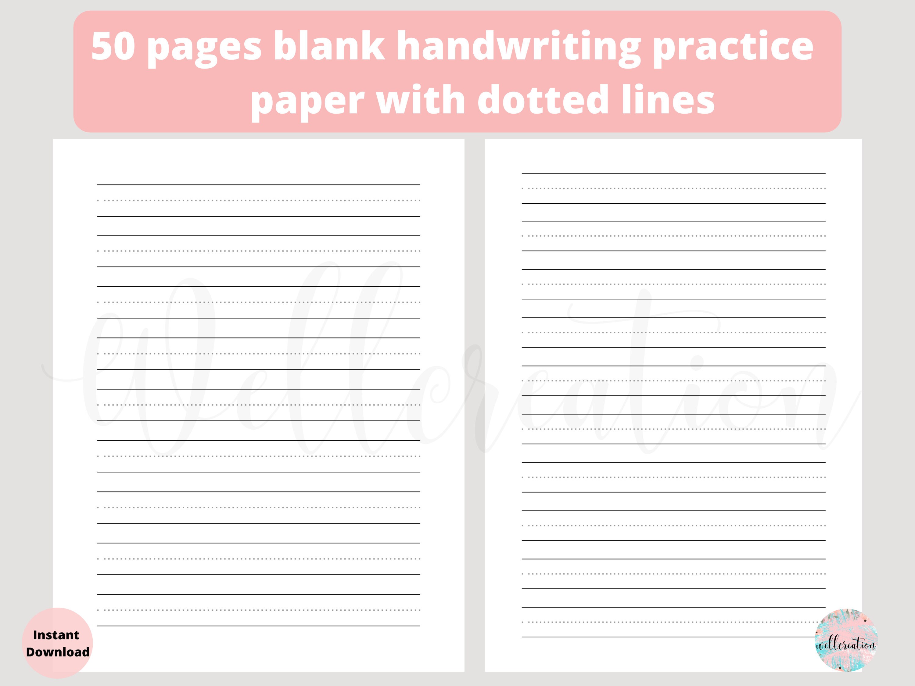 Kindergarten Writing Paper - Etsy