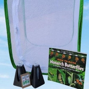 Monarch Butterfly Raising Kit- Butterfly Raising Kit, Milkweed Floral Tube Holder, Floral Tube Holder, Butterfly Kit Butterfly Enclosure Diy