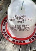 Bee Waterer Ring-Designed to fit inside the "Flock Party 5 qt. Poultry Drinker" found at Tractor Supply-Beekeeping Supplies, Water for Bees