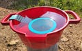 8" Round Floating Bee Island, Bee Waterer, Bee Water Station, Colorful Bee Insect Waterer, Beekeeper Gift, Bird Bath, Bee Raft, 3D printed