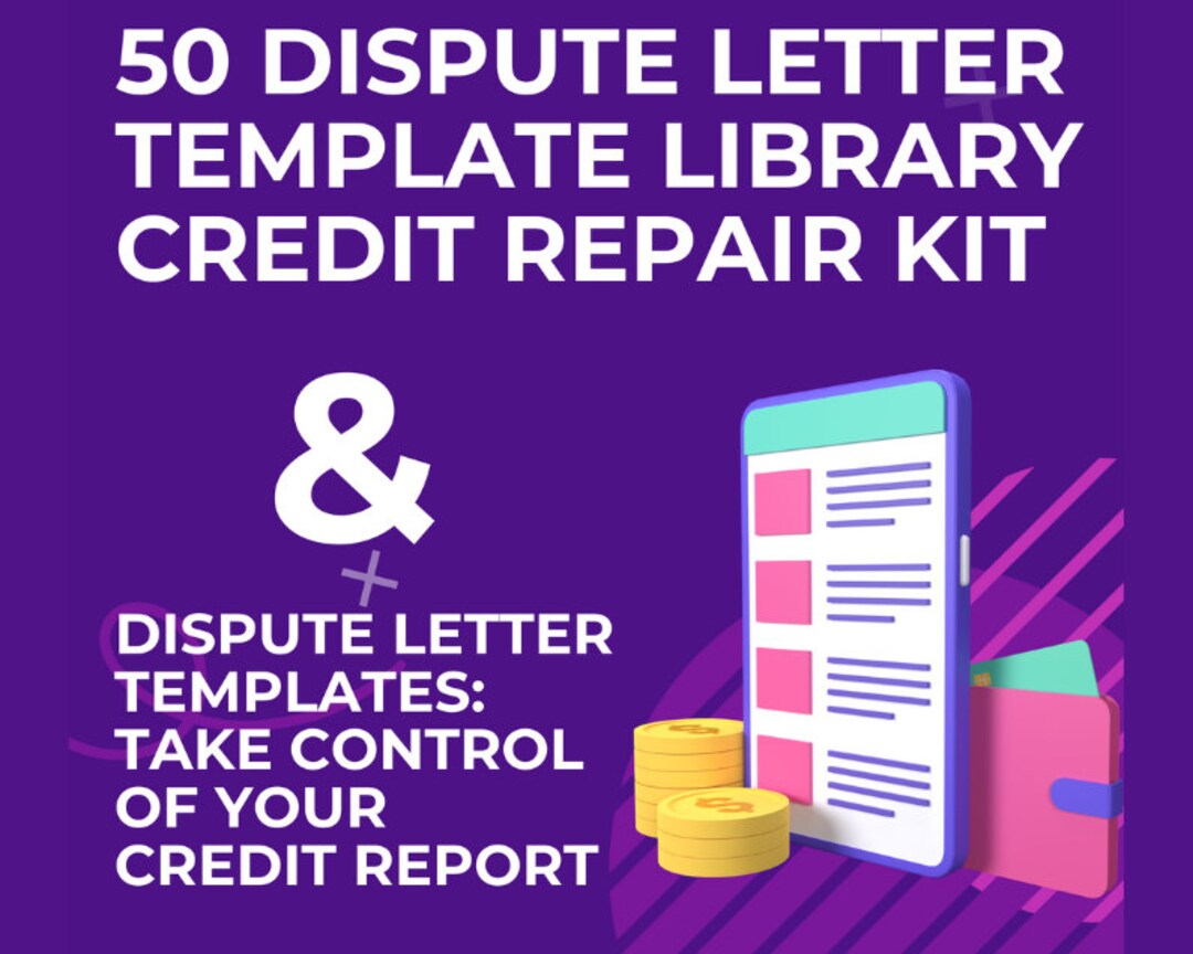 50 Dispute Letter Template Library Credit Repair Kit Ebook Dispute
