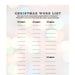 Christmas Word List Printable, Instant Download Print at Home Digital ...