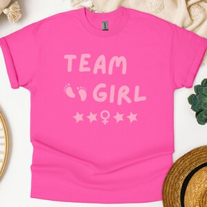 Team Boy Team Girl T-Shirt,Family Baby Shower Tee,He or She Gender, Reveal Group Shirt Keeper of the Gender Top