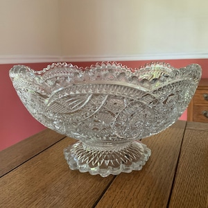 Victorian, American Brilliant Period Cut Crystal Bowl