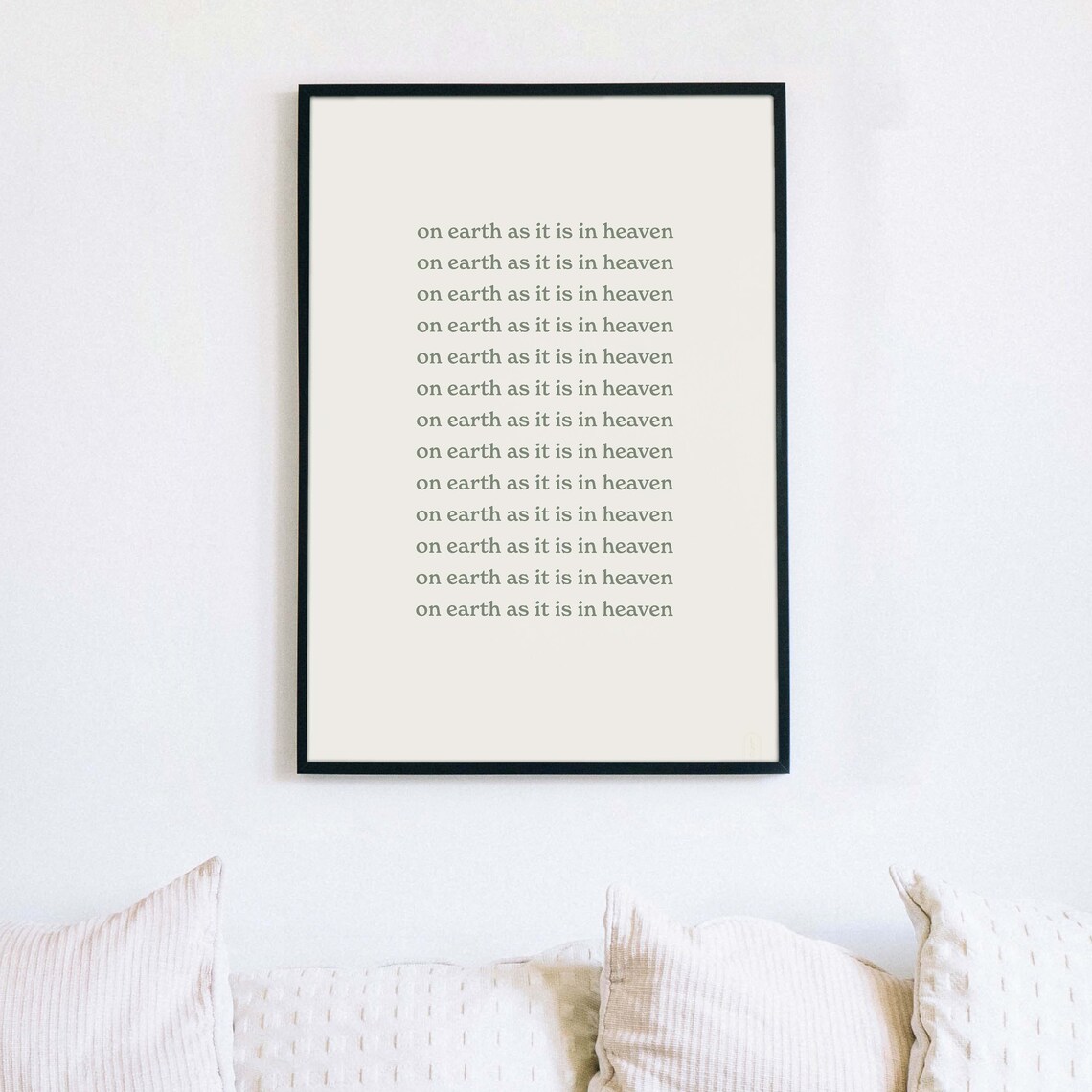 On Earth as It is in Heaven Art Print Digital Download - Etsy