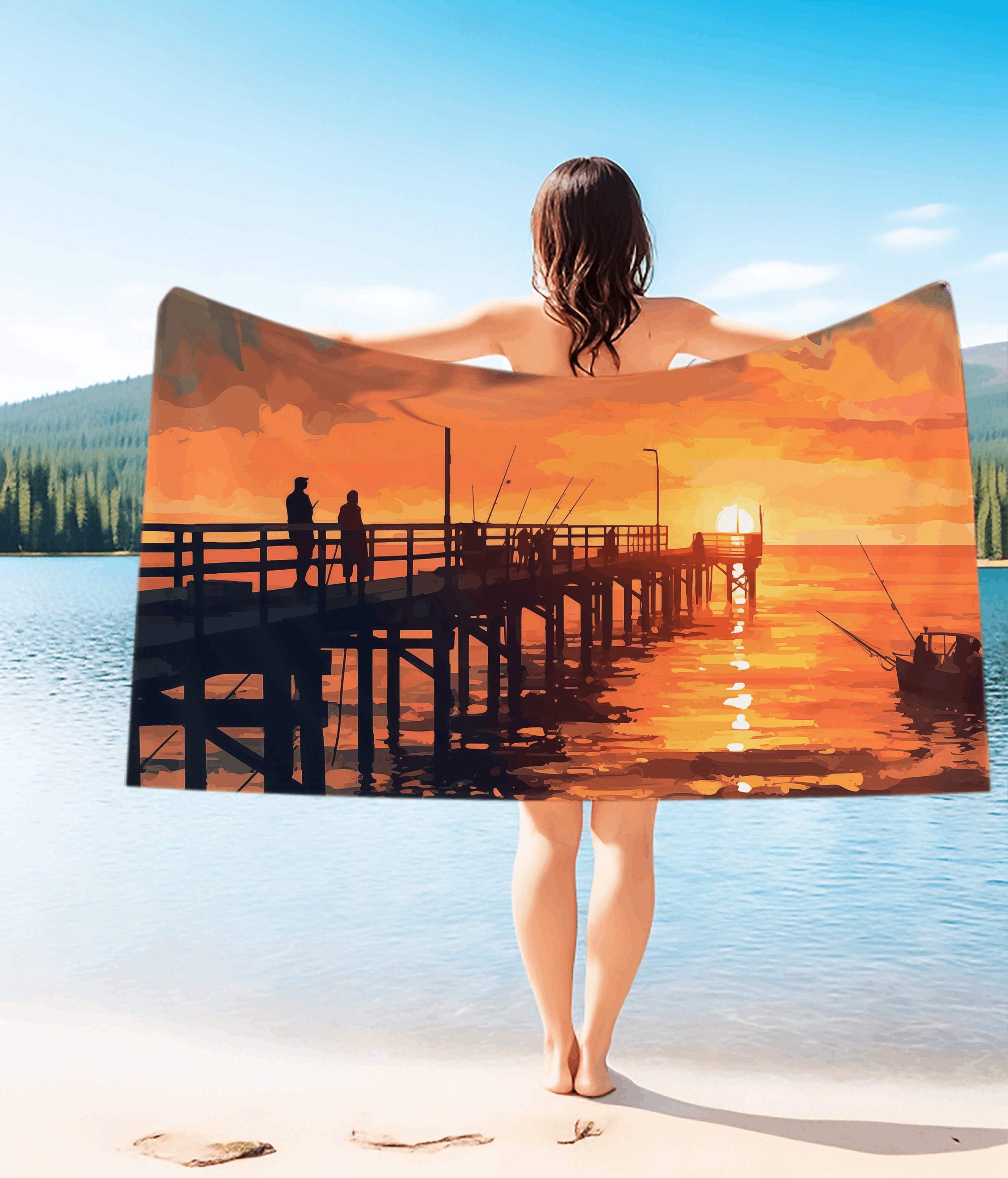 Buy Fishing Beach Towel Online In India -  India