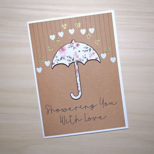 Bridal Shower Card, Handmade Bridal Shower Card, Card For The Bride-To-Be, Wedding Shower