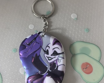 Helluva Boss Leviathan Oppai Mousepad Keychain