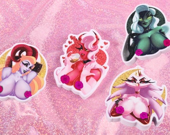 Hellaverse 3" Stickers [Lilith, Verosika, Stella, Bethesda]