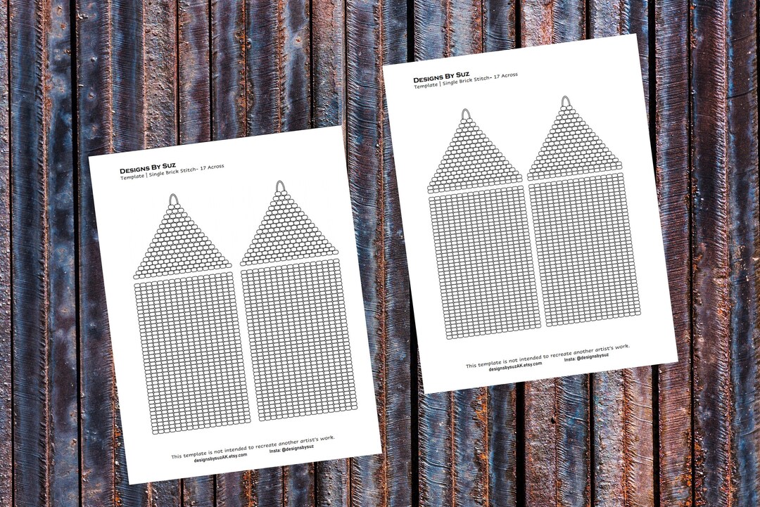 17 Across - Single Brick Stitch, Double and Single Ladder Included ...