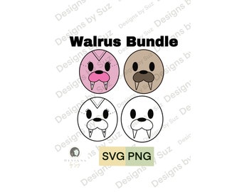 Asveq Walrus SVG, PNG, Digital File, Sublimation Art