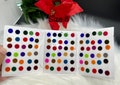 Beautiful High Quality Multi Bindi Booklet| Multi color bindi | total of 120 bindis| Size 8,9,10 multi bindi| everyday bindi,partywear bindi