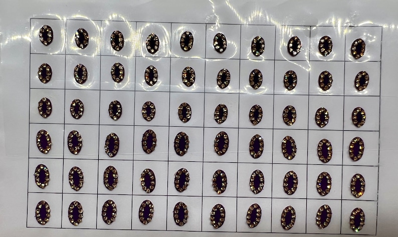 Bindi Color Chart Beautiful High Quality Bindi Booklet| Assorted Colors| Total of 300 ...