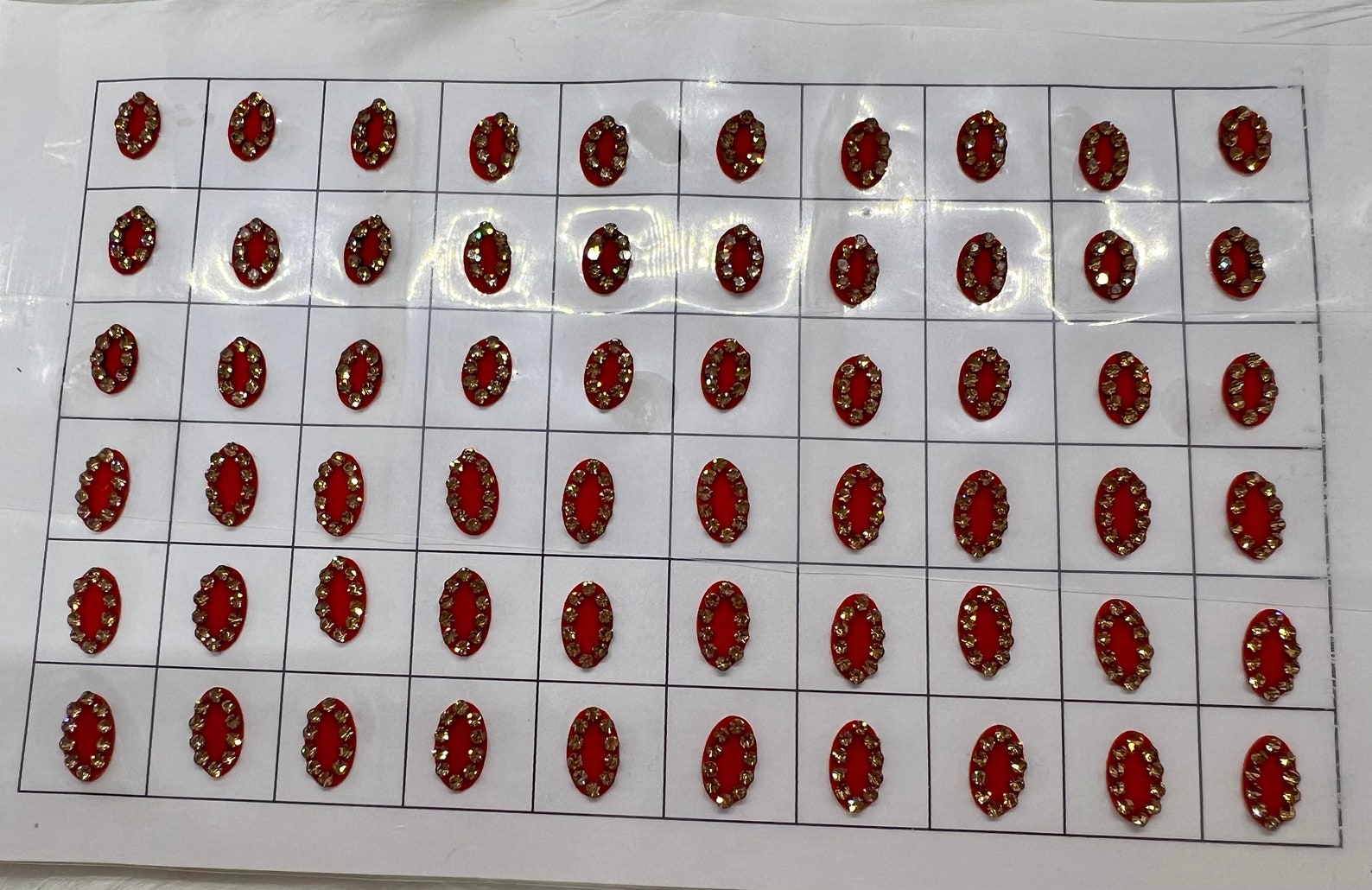 Bindi Color Chart Beautiful High Quality Bindi Booklet| Assorted Colors| Total of 300 ...