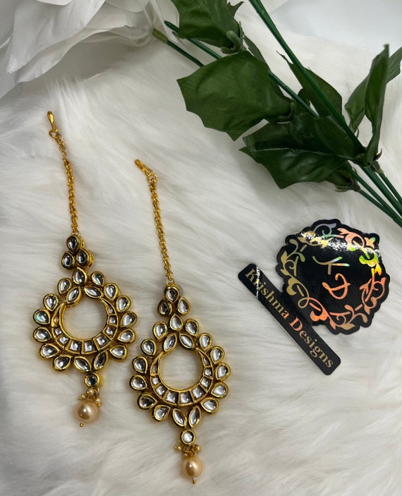 Featuring our Zara Earring Sahara Set ✨ The best part is they are  detachable! You can wear the earrings by themselves or together ‼️ 🦋Tap  the product... | By Punjabi Traditions | Facebook