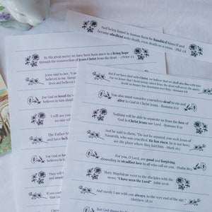Rellenos de huevos de Pascua con versículos bíblicos imprimibles, rellenos de cestas de Pascua imprimibles, versículos bíblicos de Pascua, Pascua imprimible, versículos bíblicos imprimibles, PDF