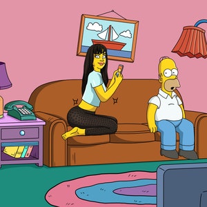 Simpsons Portrait | Simpsons Family Portrait | Simpsons Caricature | Yellow Portrait | Custom Cartoon Portrait