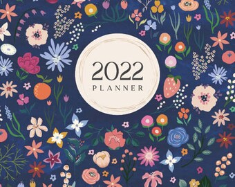 2022 Planner Floral Planner