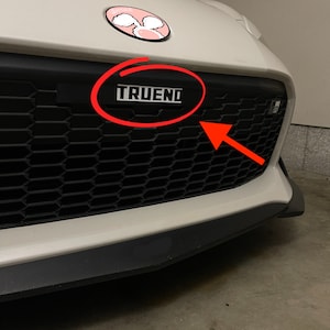 GR86 Trueno Initial D AE86 JDM Inspired Trueno Decal License Plate Delete Decal for 2022 2023 GR86 image 3
