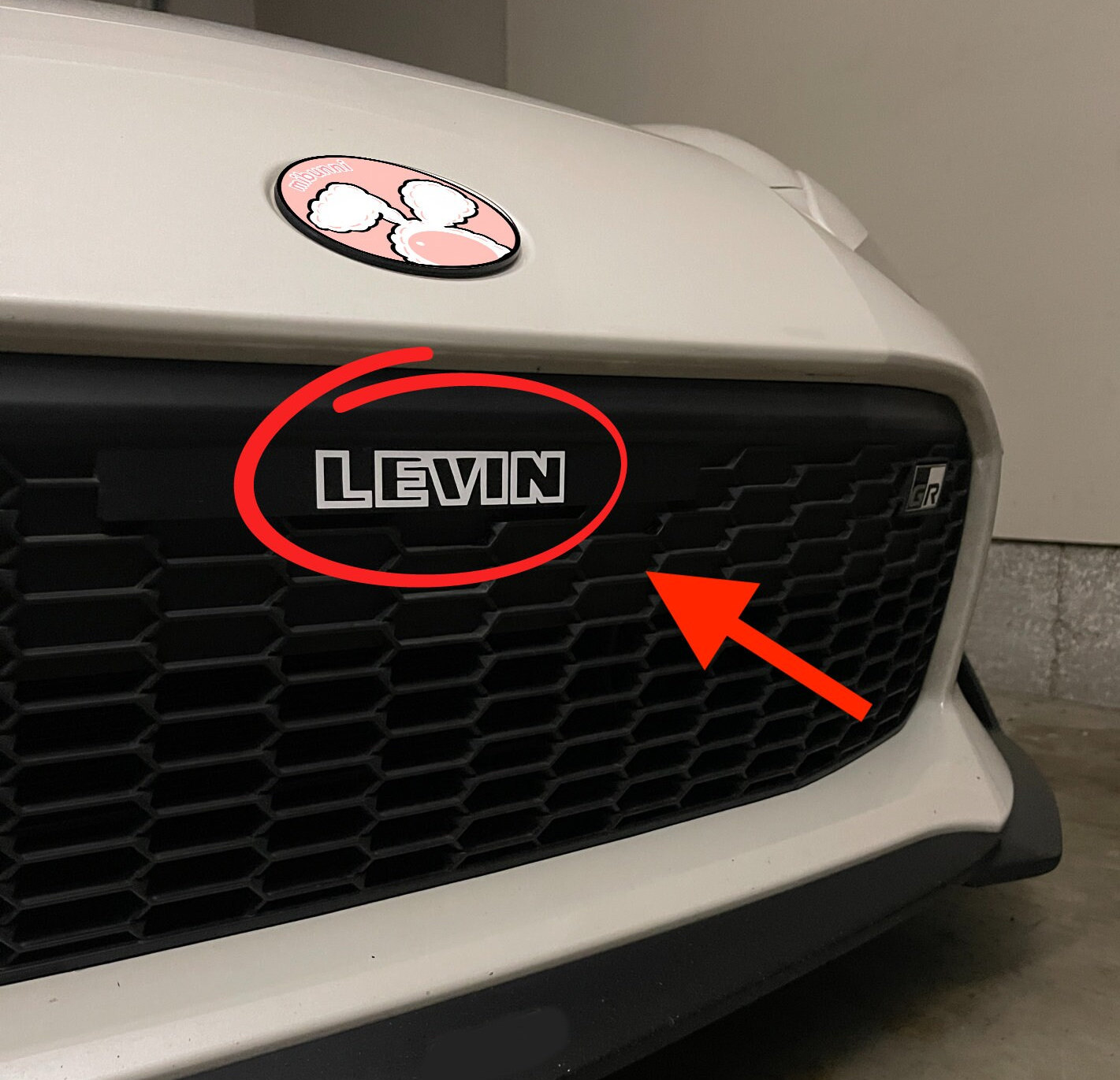 GR86 Initial D AE86 JDM Inspired Levin Decal License Plate Delete