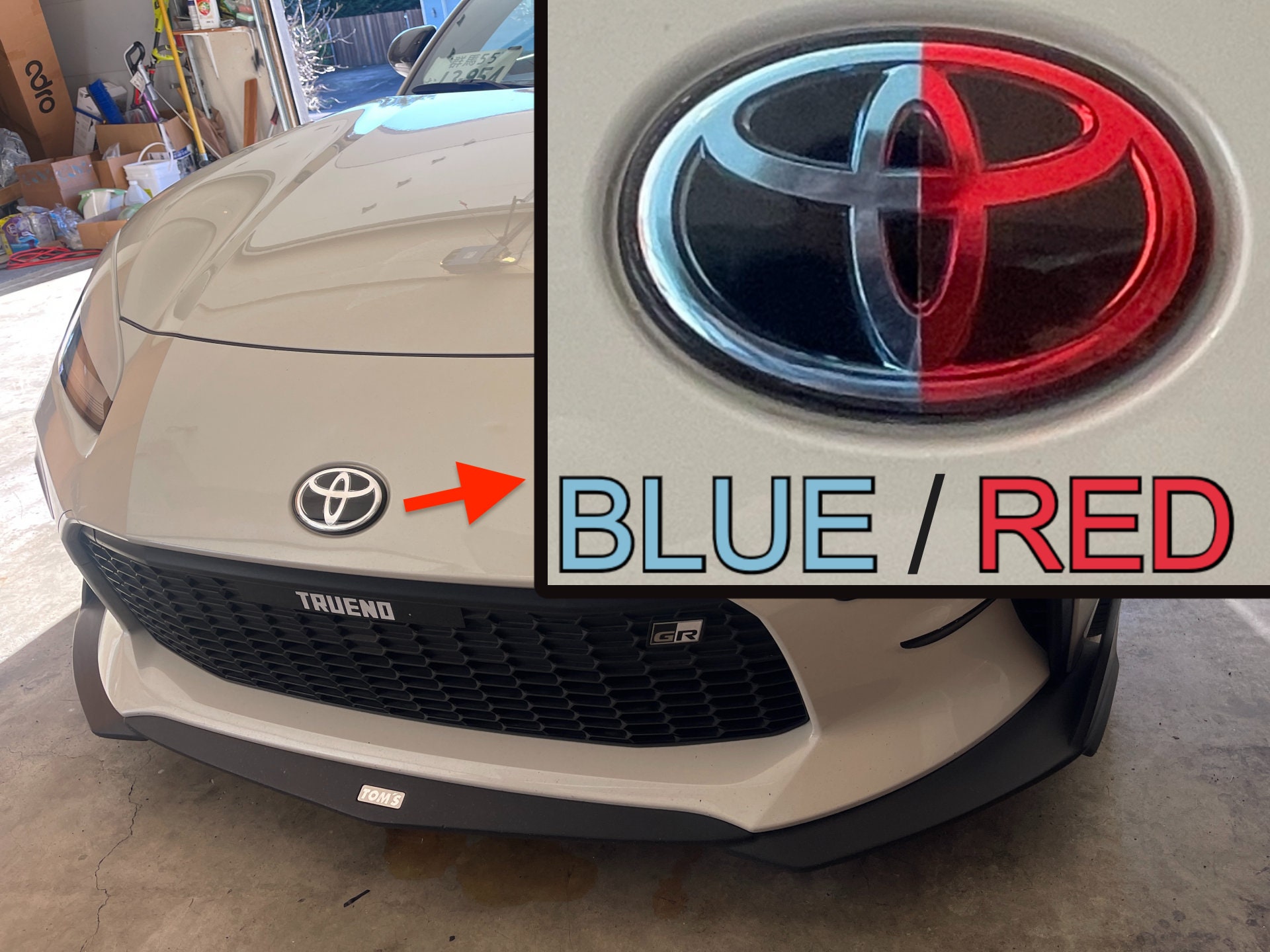 GR団バッジ GR86 Emblem Badge Color Change Precut Tint Overlays 2022 2023 2024