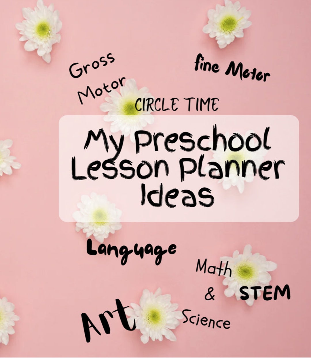 Teacher Lesson Plan Idea Planner Etsy
