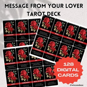 Oracle Cards Messages from your lover, Spill the Tea Tarot, Clarity Messages, Digital Files