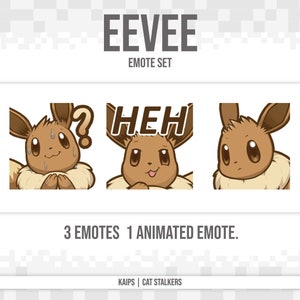 Eevee Emote Set