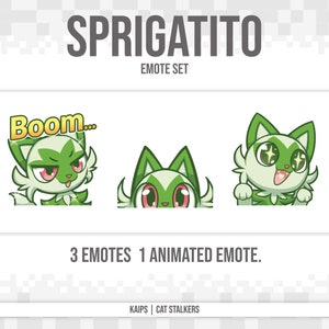Sprigatito-emoteset