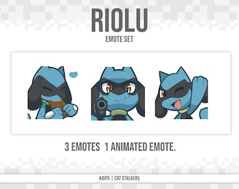Riolu Emote Set