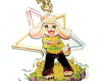 Asriel Keychain - Etsy