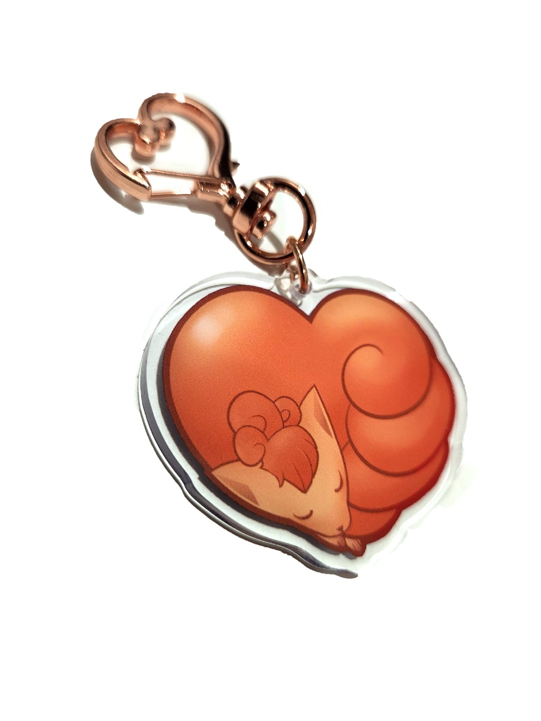 Vulpix Keychain Etsy
