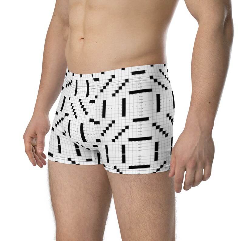 Crossword Puzzle Grid Boxer Briefs by Literalistic a Bestselling Item