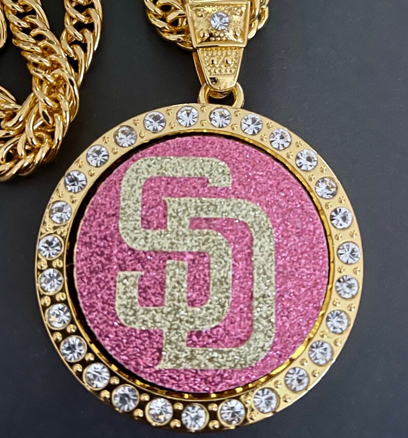 Pink SD Padres Swag Chain Etsy