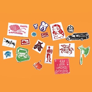 Autocollants de timbres !